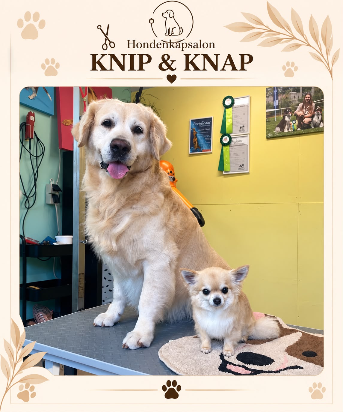 Hond na een behandeling bij Hondenkapsalon Knip en Knap (foto 5)