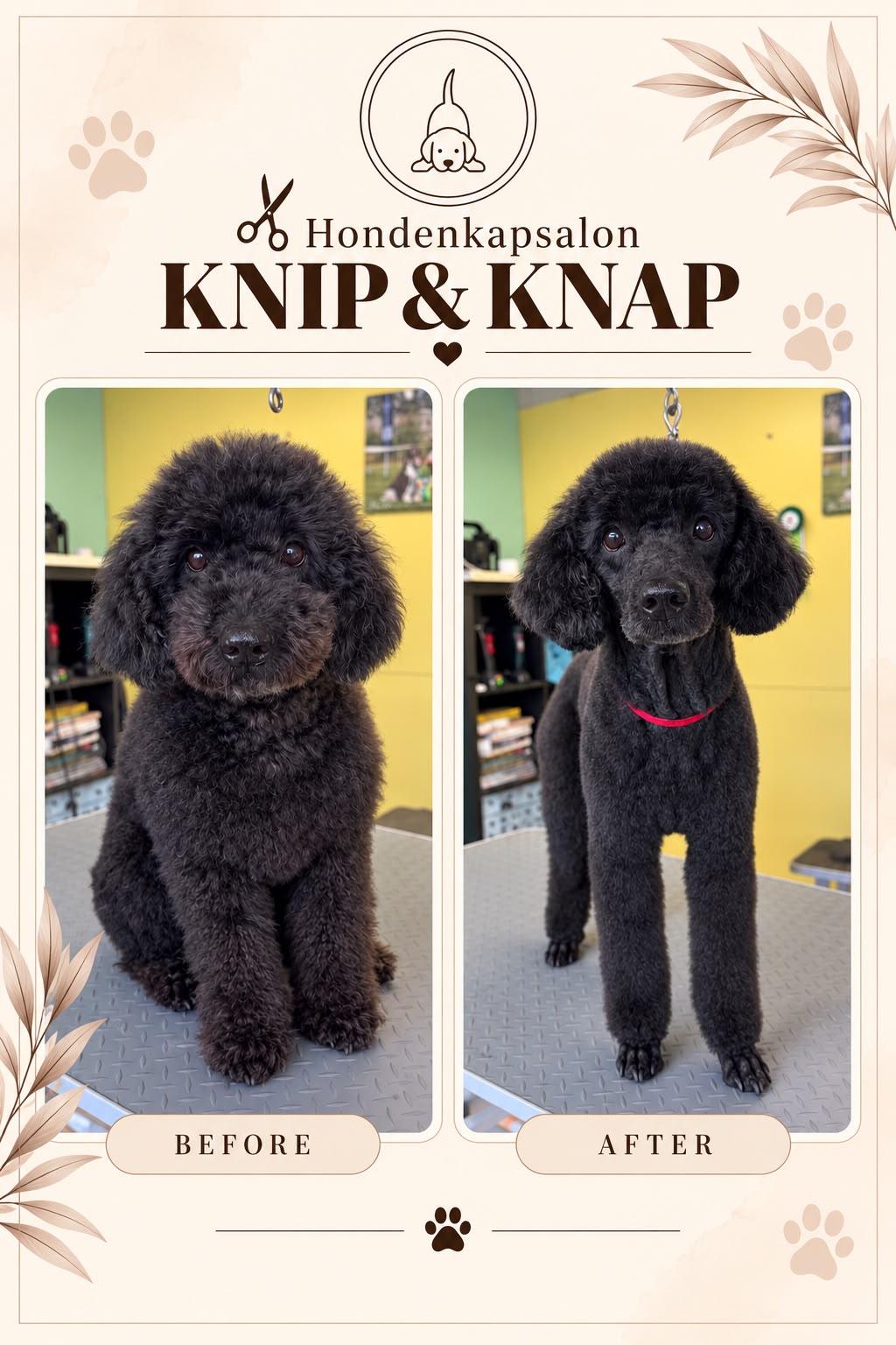 Hond na een behandeling bij Hondenkapsalon Knip en Knap (foto 7)