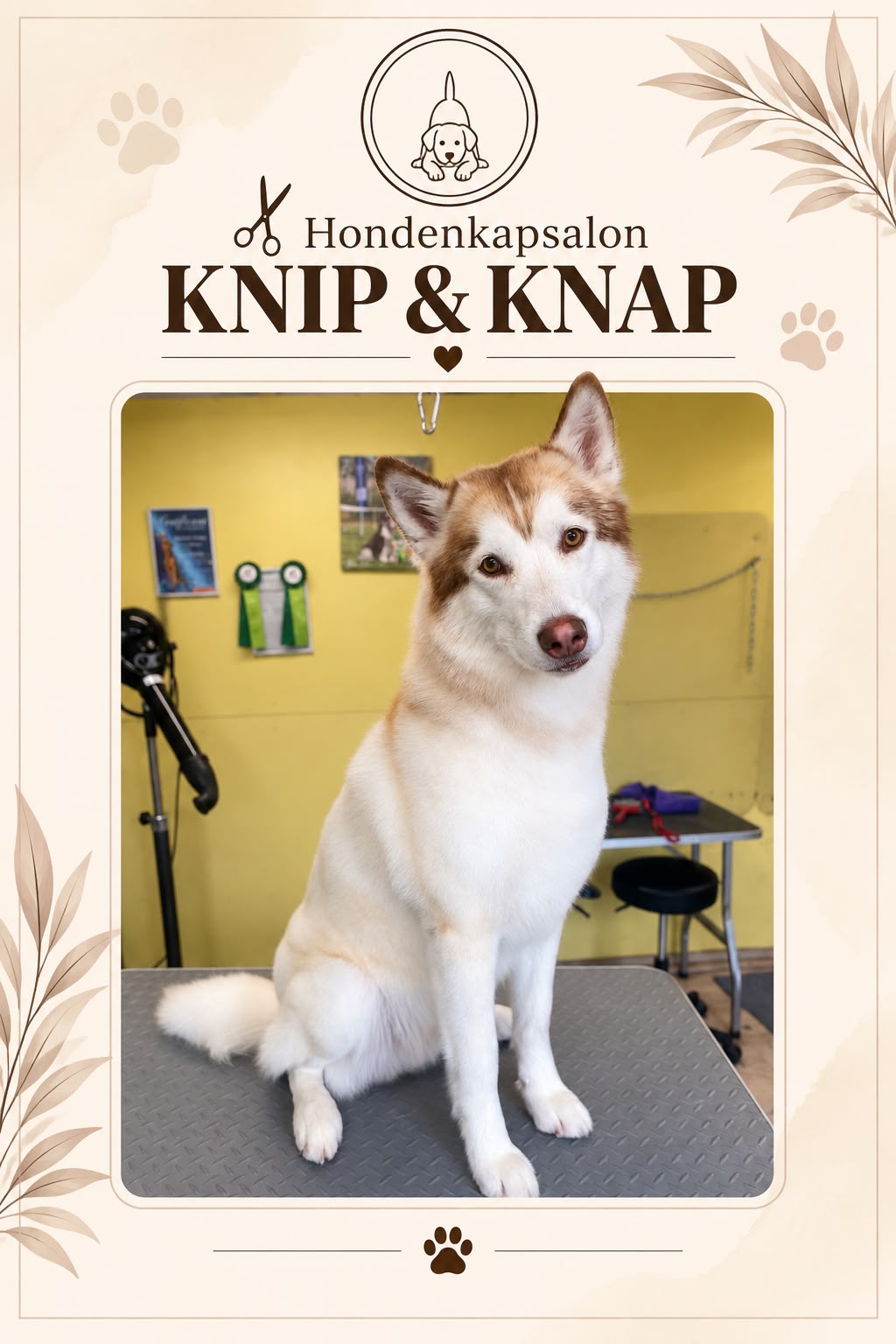 Hond na een behandeling bij Hondenkapsalon Knip en Knap (foto 8)